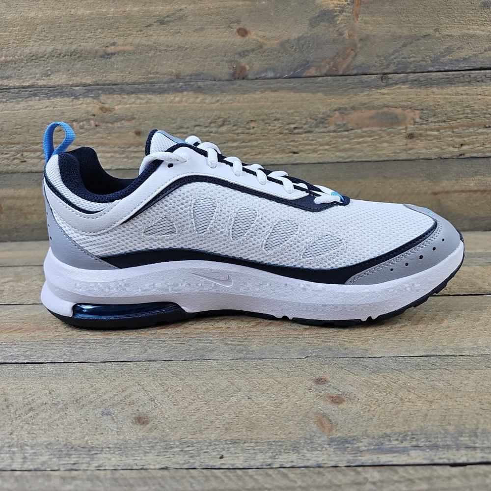 Nike Air Max AP Men's Shoes Sneakers White/ Wolf Grey- Obsidian - Picture 8 of 12